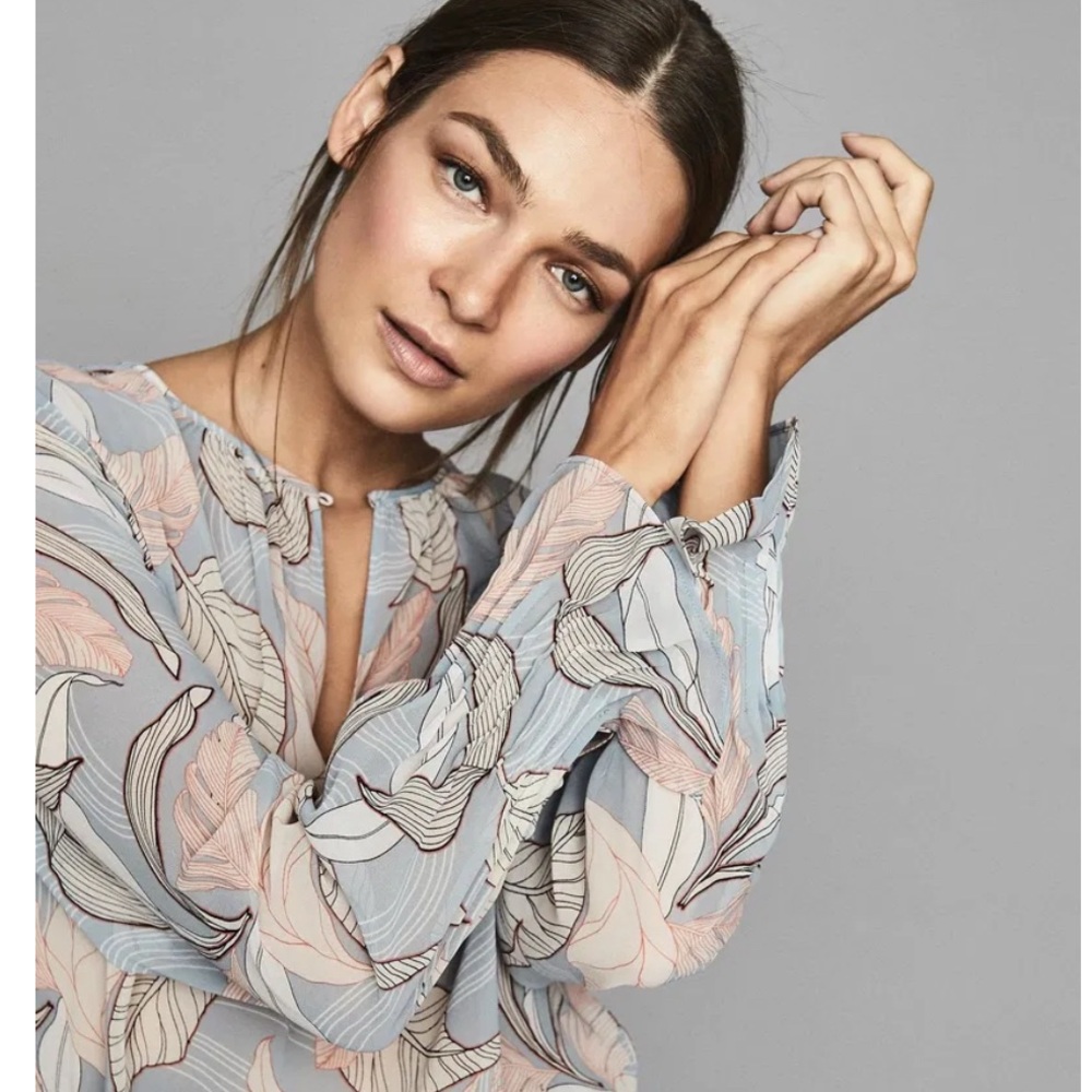 Reiss Floral Print Women's Top